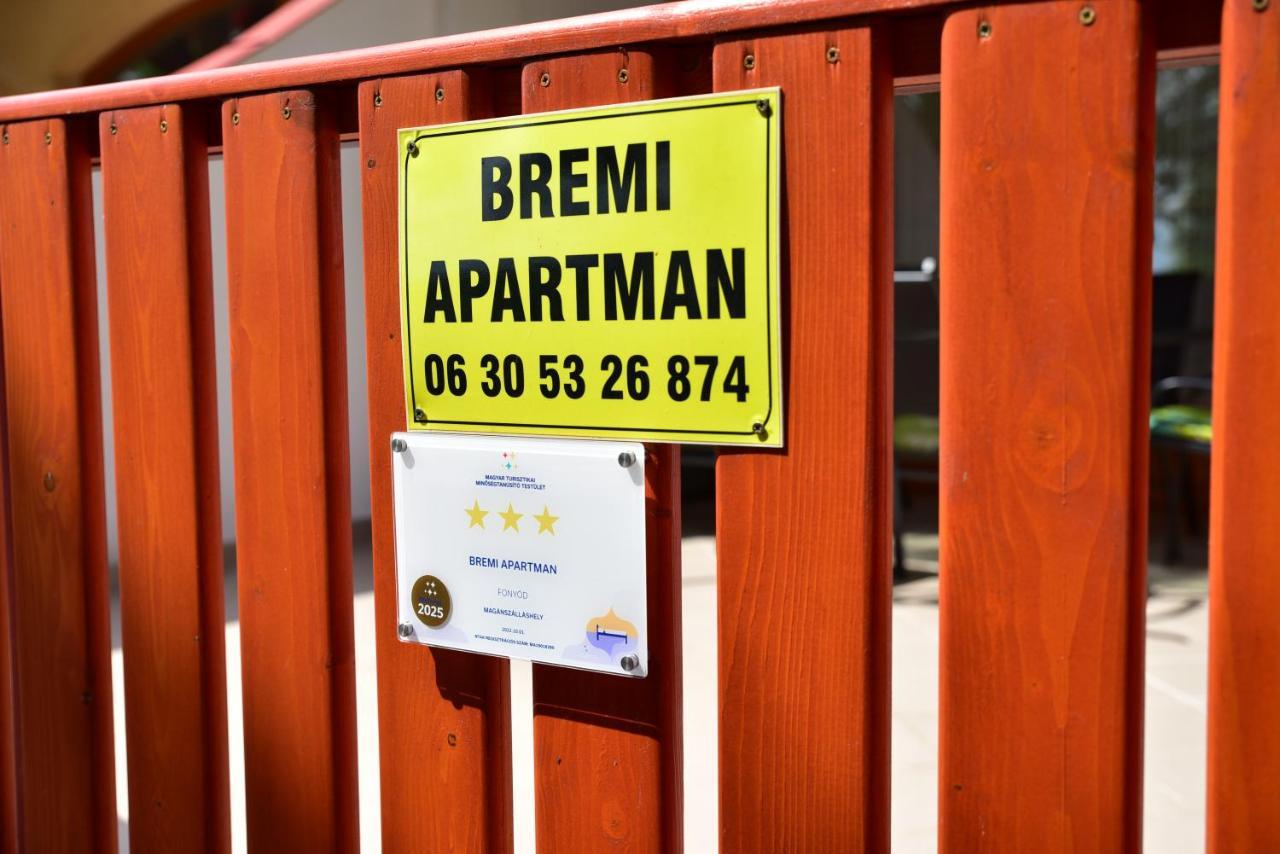 Bremi Apartman Fonyodliget ภายนอก รูปภาพ
